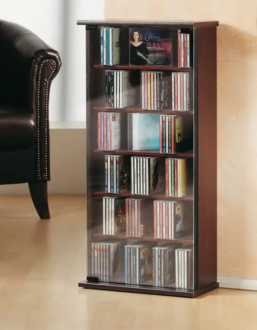 CD-Turm VCM Vetro für 150 CDs oder 65 DVDs